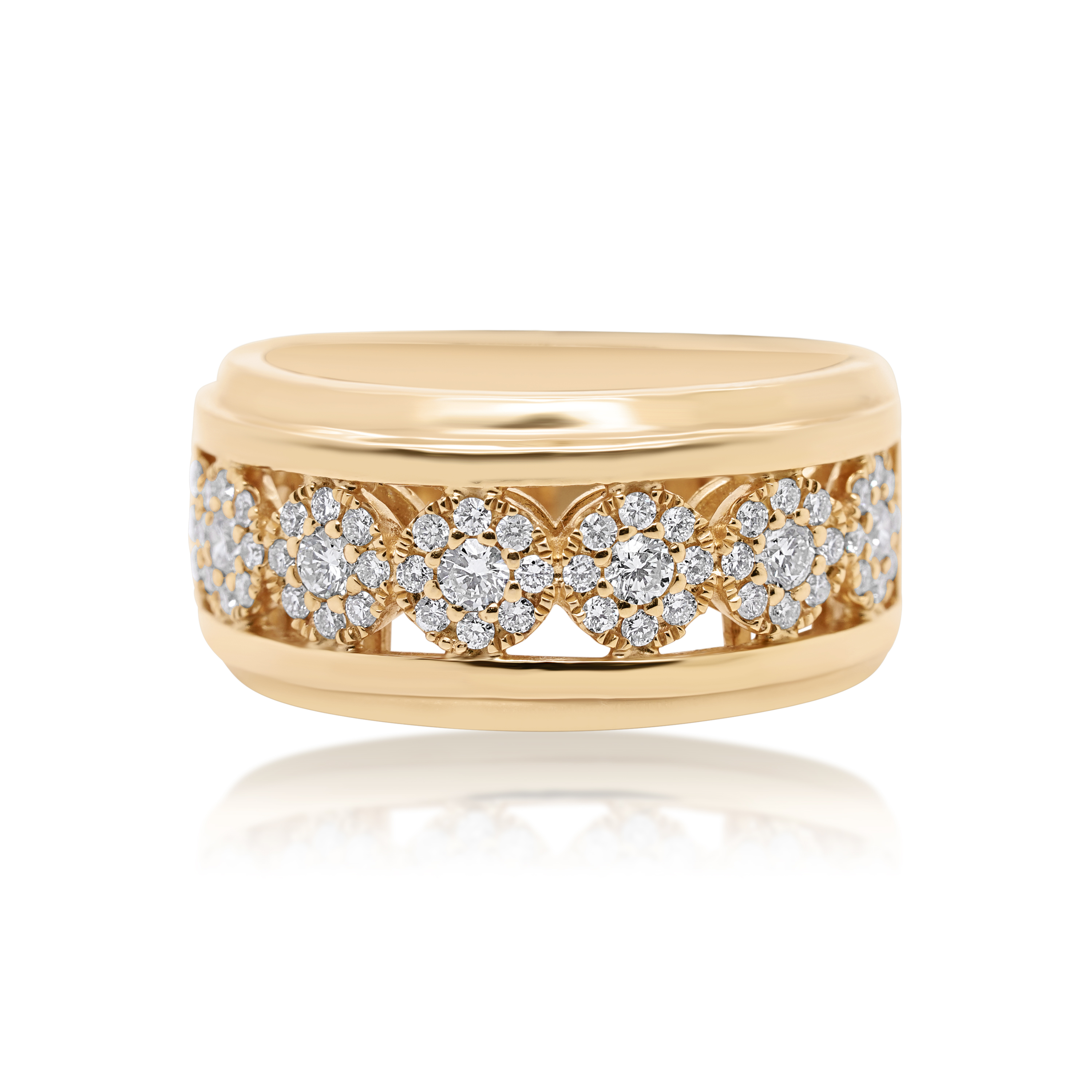 Diamond Ring -- 0.96CT 10K Yellow Gold